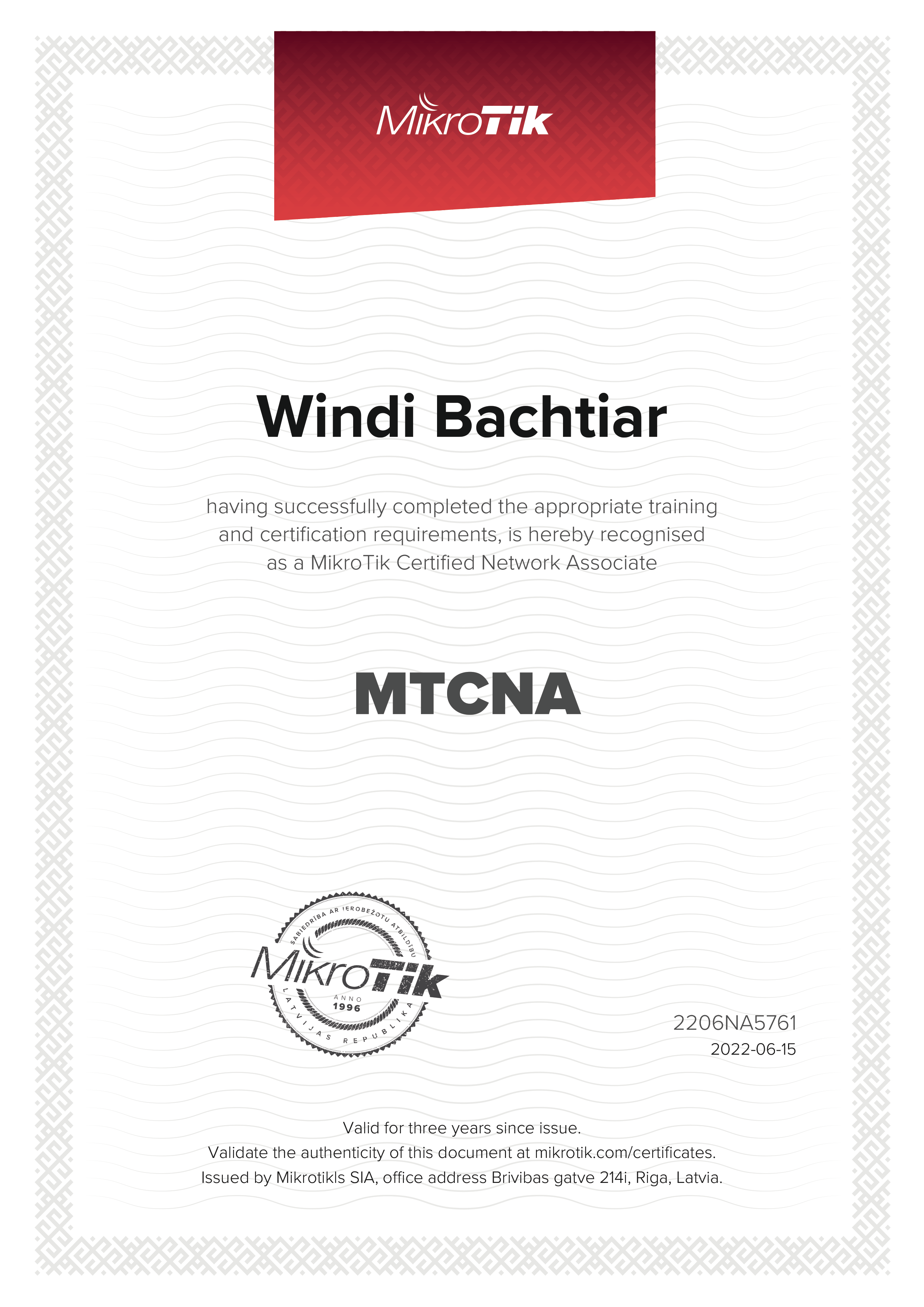 MTCNA